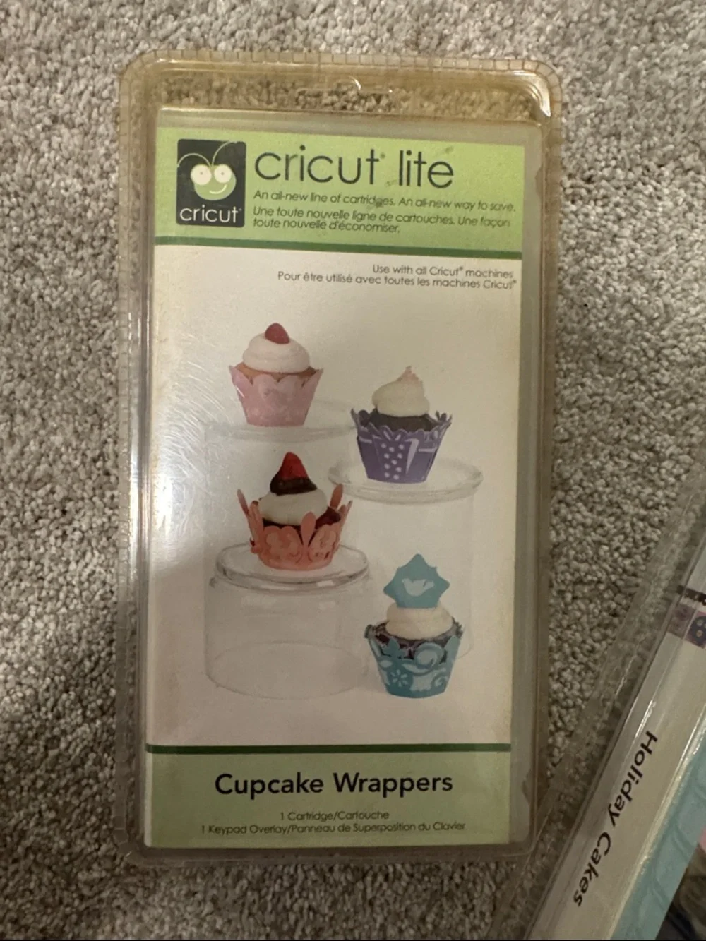 Cricut Cake Toppers Set - Green, White, Pink, Purple, Blue